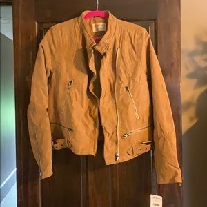 Free people vegan leather jacket